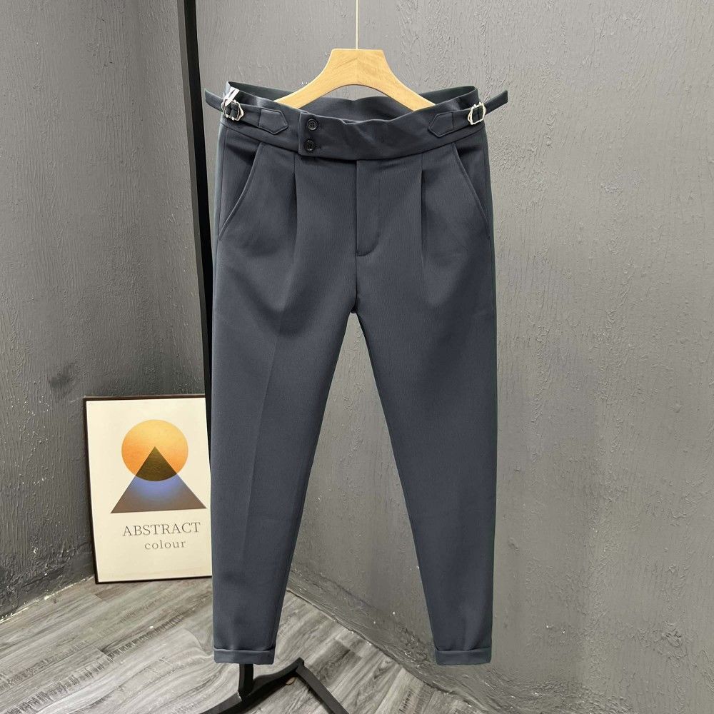Men'S Fashion Pants 2025 - กางเกงขายาวเอวสูงผู้ชายเนเปิลส์ รุ่นใหม่ปี 2025 กางเกงลำลองระดับไฮเอนด์ สไตล์เกาหลี ทันสมัย