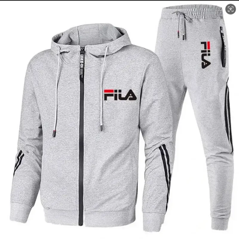Mens Fashion Zip Up - ชุดเซ็ตเสื้อแจ็คเก็ตซิปและกางเกงวอร์มสำหรับผู้ชาย ฤดูใบไม้ผลิและฤดูใบไม้ร่วง ปี 2026 ชุดลำลองสำหรับเล่นบาสเก็ตบอลและออกกำลังกาย ชุดสองชิ้น