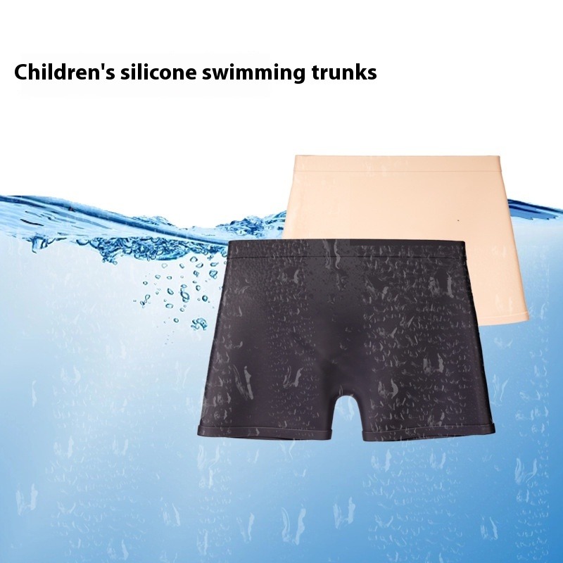 Men'S Fashion Underwear - กางเกงว่ายน้ําซิลิโคนขนาดเล็กสแควร์ตัดชุดชั้นในว่ายน้ําความยืดหยุ่นสูงแห้งเร็วกางเกงขาสั้นสระว่ายน้ําชายหาดยืดหยุ่นสูงสีสันสดใส