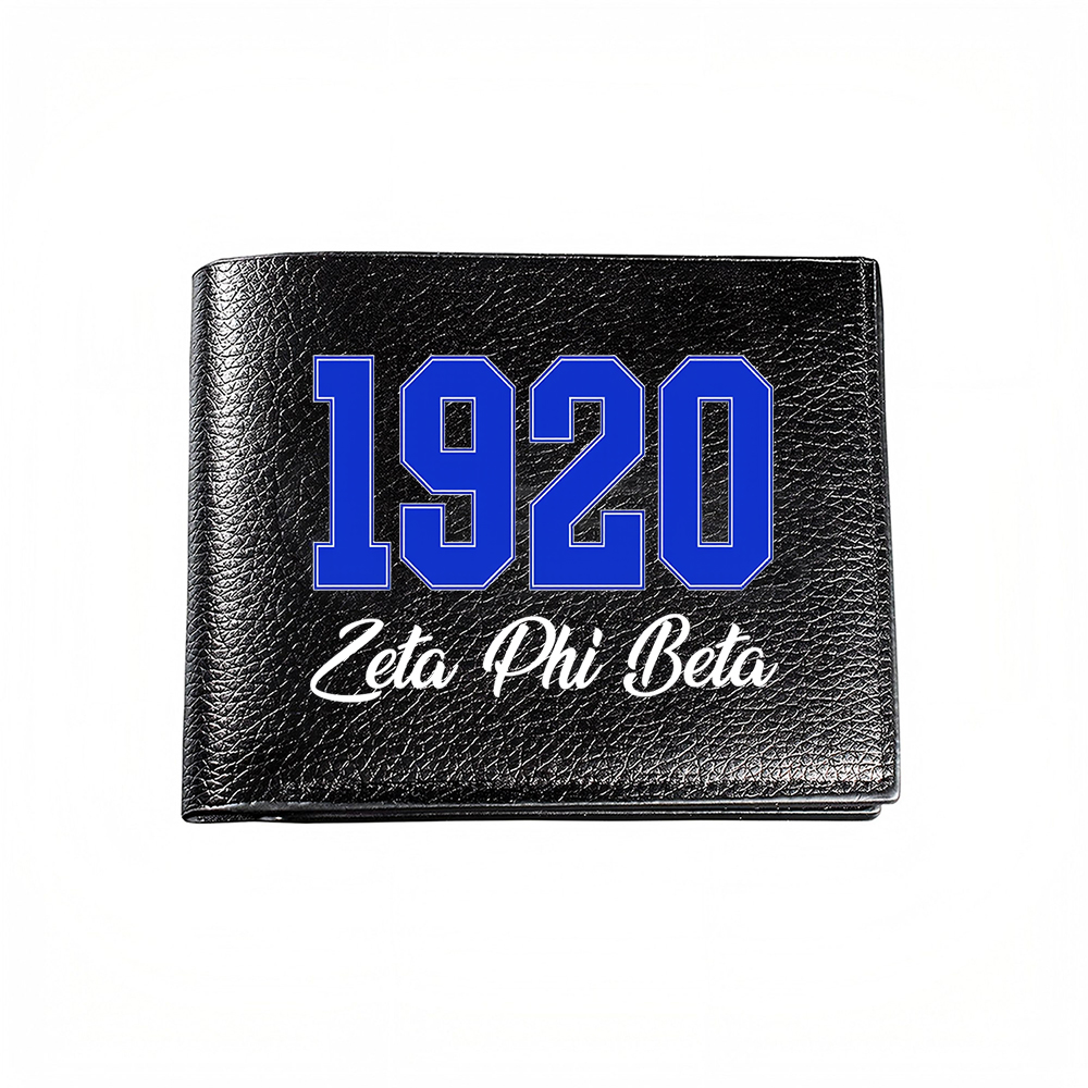 Mens Fashion In 1920 - กระเป๋าสตางค์ผู้ชาย 1920 Zeta Phi Beta พร้อมช่องใส่บัตร