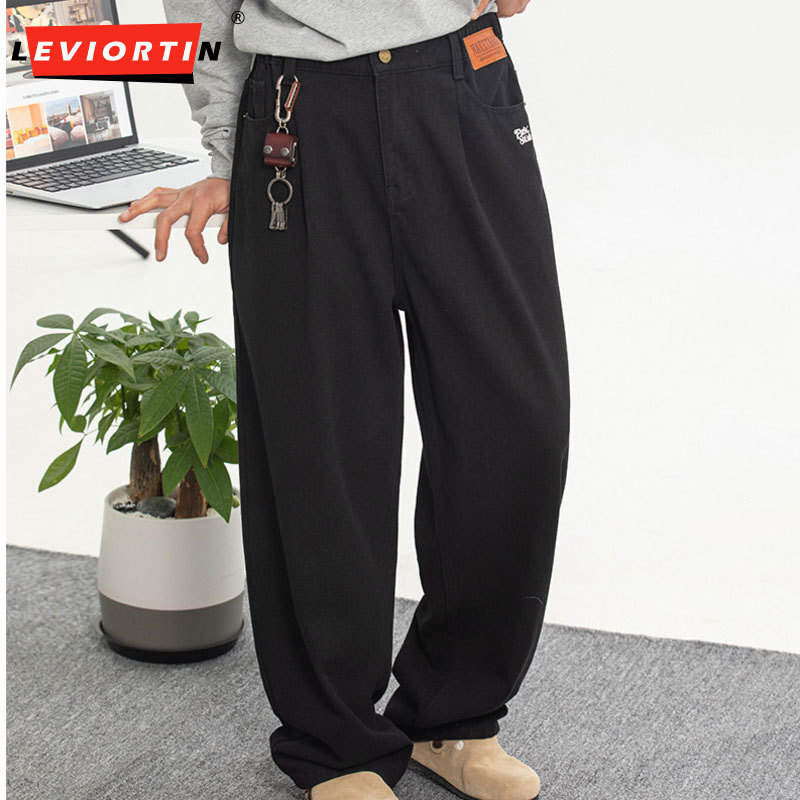 Men'S Fashion Pants 2025 - ชาย 2025 ฤดูใบไม้ผลิ Edition อเมริกันปักแฟชั่นหลวม Retro