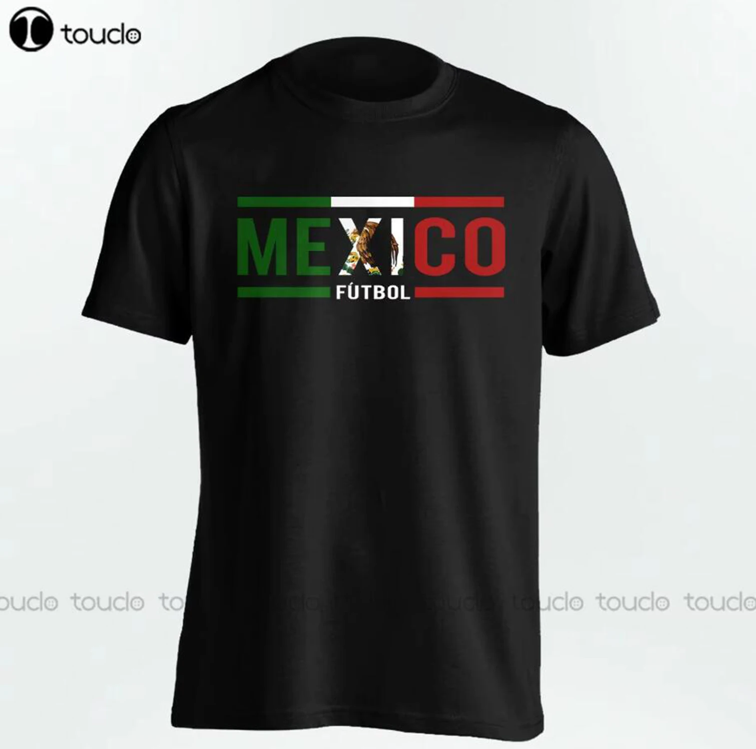 Mens Fashion Black Shirt - เสื้อยืดสีดำลายฟุตบอลเม็กซิโกสำหรับผู้ชาย เสื้อยืดแฟชั่นสไตล์เม็กซิกัน เสื้อยืดลำลองตลกๆ สำหรับผู้ชาย