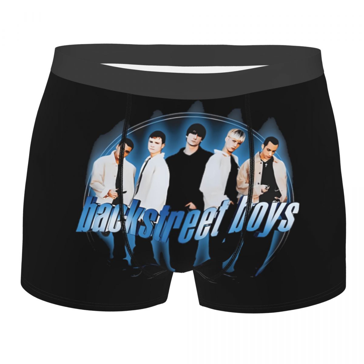 Men'S Fashion Underwear - แฟชั่นแบ็คสตรีทส์ ป๊อป มิวสิค บอยส์ บ็อกเซอร์ กางเกงขาสั้น