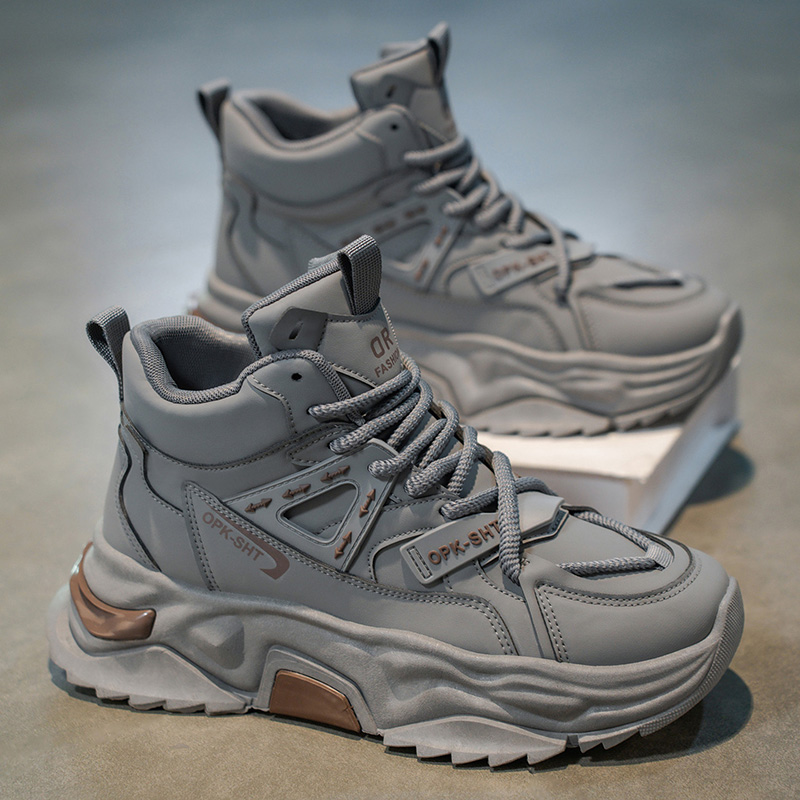 Men'S Fashion Footwear - รองเท้าผ้าใบหุ้มข้อสูง ระบายอากาศดี กันลื่น สำหรับผู้ชาย รุ่นฮิตขายดีประจำฤดูใบไม้ร่วงปี 2025