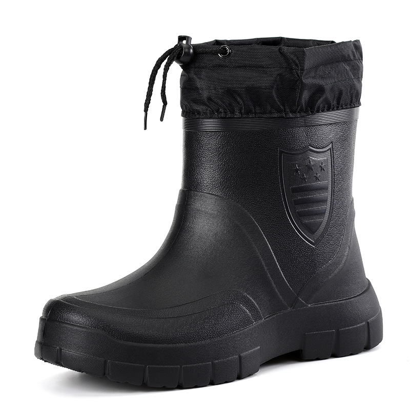 Men'S Fashion Footwear - อเนกประสงค์ผู้ชายรองเท้ากันฝนกันน้ํากลางแจ้งน้ําหนักเบารองเท้ากํามะหยี่แฟชั่นรองเท้าสั้นสบายๆชายรองเท้าน้ํา 2025