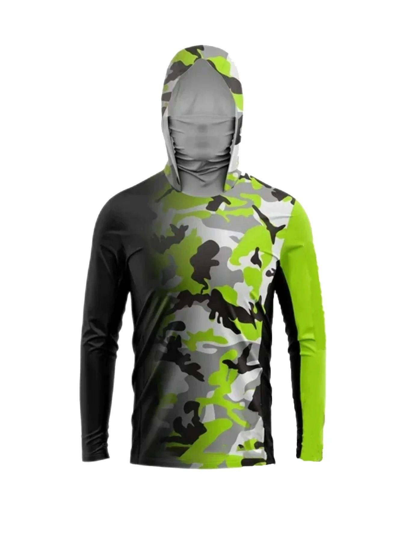 Mens Fashion Casual - เสื้อยืดแขนยาวผู้ชายสไตล์ใหม่ฤดูร้อน 2026 ลายพิมพ์ลายพราง 3 มิติ ลำลอง