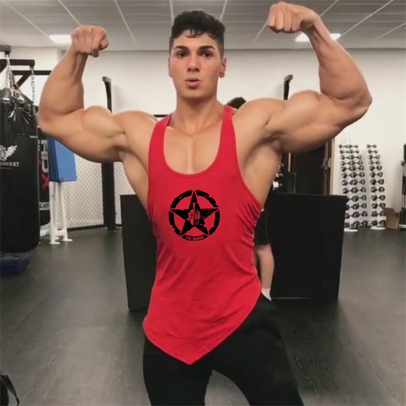 Muscle Tee Workout - GYM เพาะกายกล้ามเนื้อเสื้อฤดูร้อนผ้าฝ้าย Breathable TANK Tops Mens