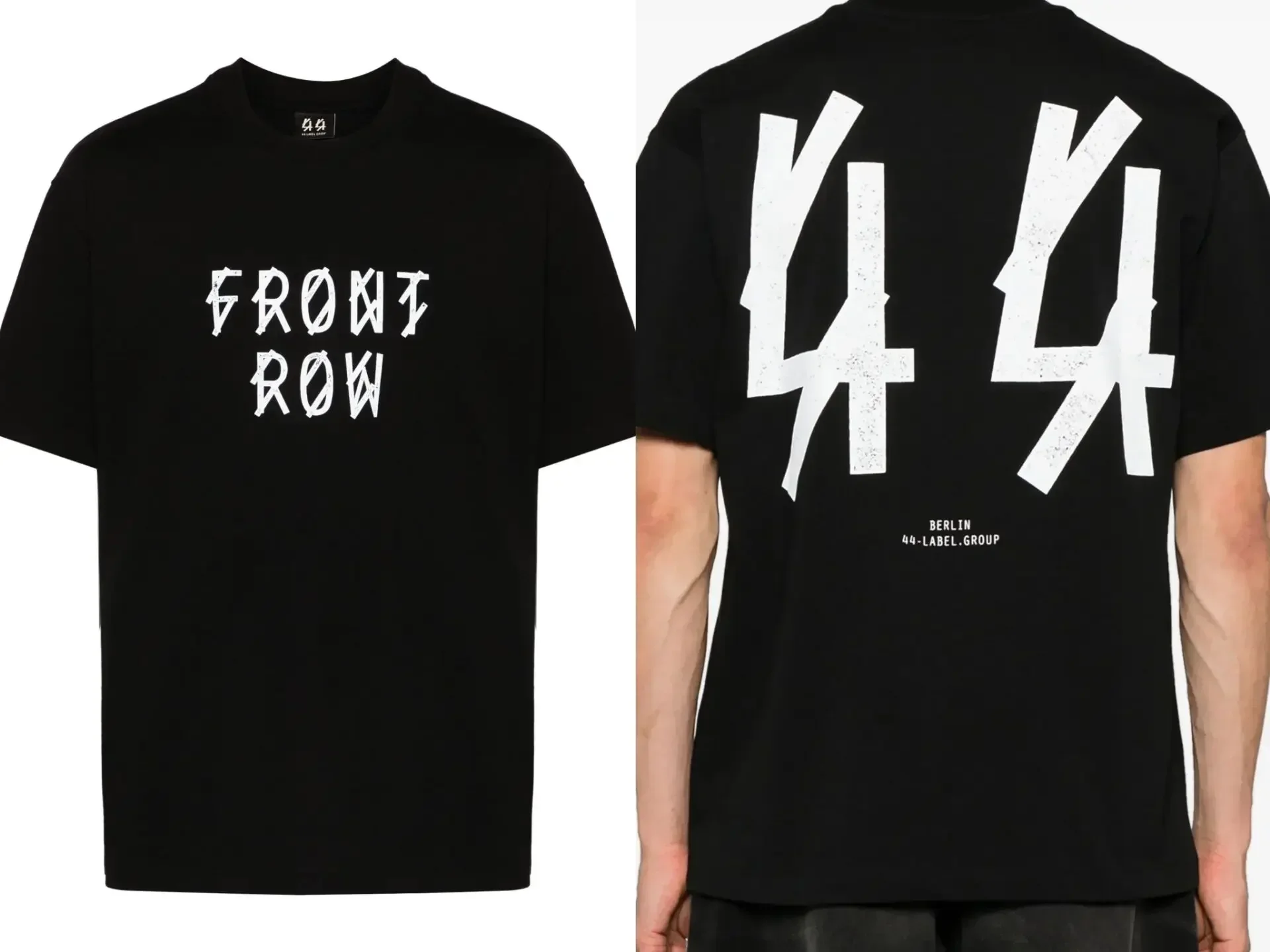 Men'S Fashion Labels - 44 LABEL GROUP เสื้อยืดผ้าฝ้ายผู้ชาย/ผู้หญิง ฮิปฮอป พิมพ์ลายตัวอักษร