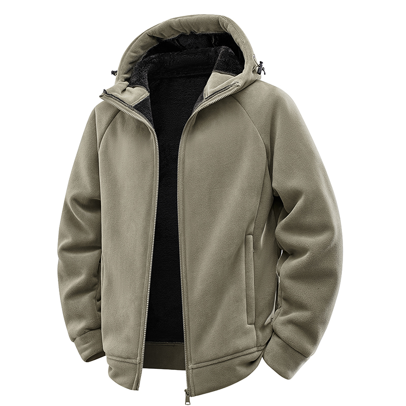 เสื้อแจ็คเก็ตขนแกะหนาสำหรับผู้ - Sherpa Jacket Fleece บทวิจารณ์และราคา