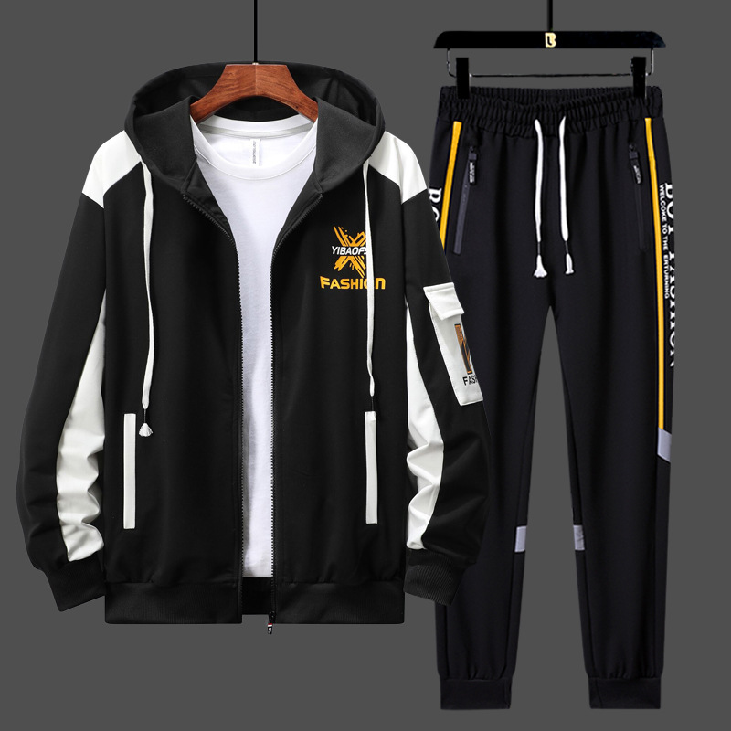 2026 ชุดกีฬาลำลองผู้ชายฤดูใบไม - Mens Fashion Zip Up บทวิจารณ์และราคา