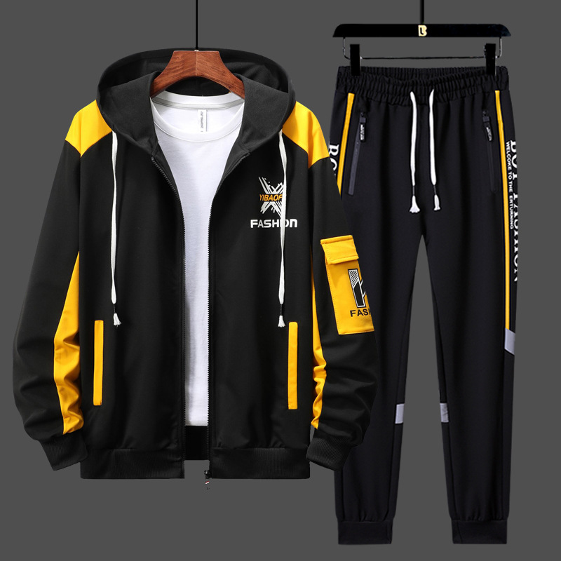 2026 ชุดกีฬาลำลองผู้ชายฤดูใบไม - Mens Fashion Zip Up บทวิจารณ์และราคา