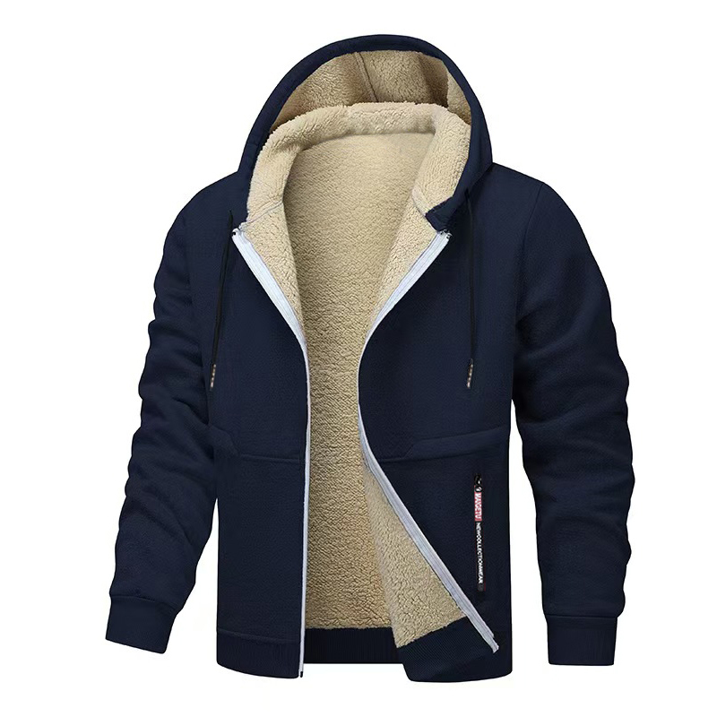 เสื้อฮู้ดลำลองสำหรับผู้ชายลายส - Sherpa Jacket Fleece บทวิจารณ์และราคา