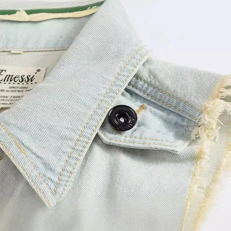 Pop ฤดูใบไม้ผลิฤดูใบไม้ร่วงใหม - Men'S Fashion Vest With Jeans บทวิจารณ์และราคา