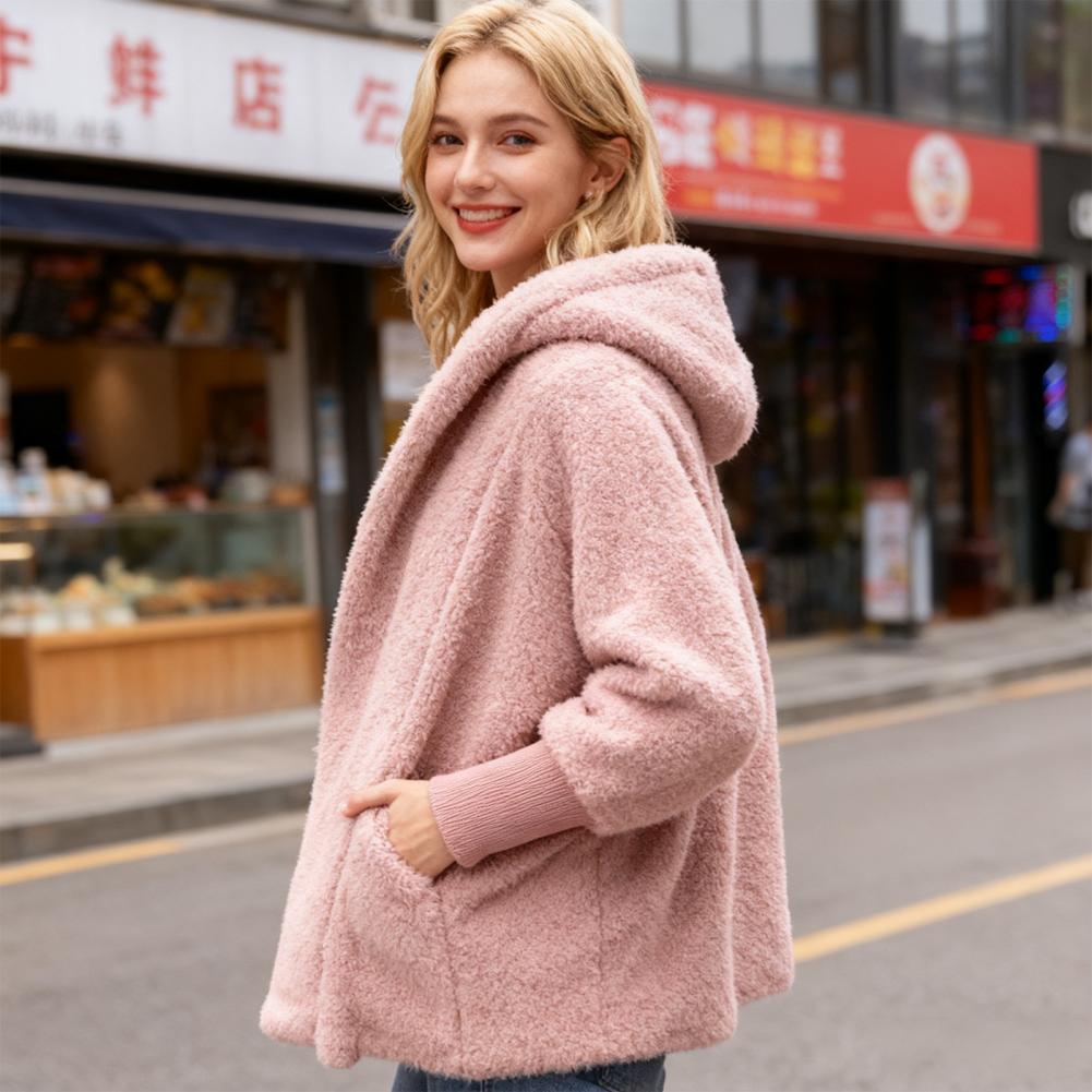 เสื้อโค้ทผู้หญิงสำหรับฤดูหนาว  - Sherpa Jacket Fleece บทวิจารณ์และราคา