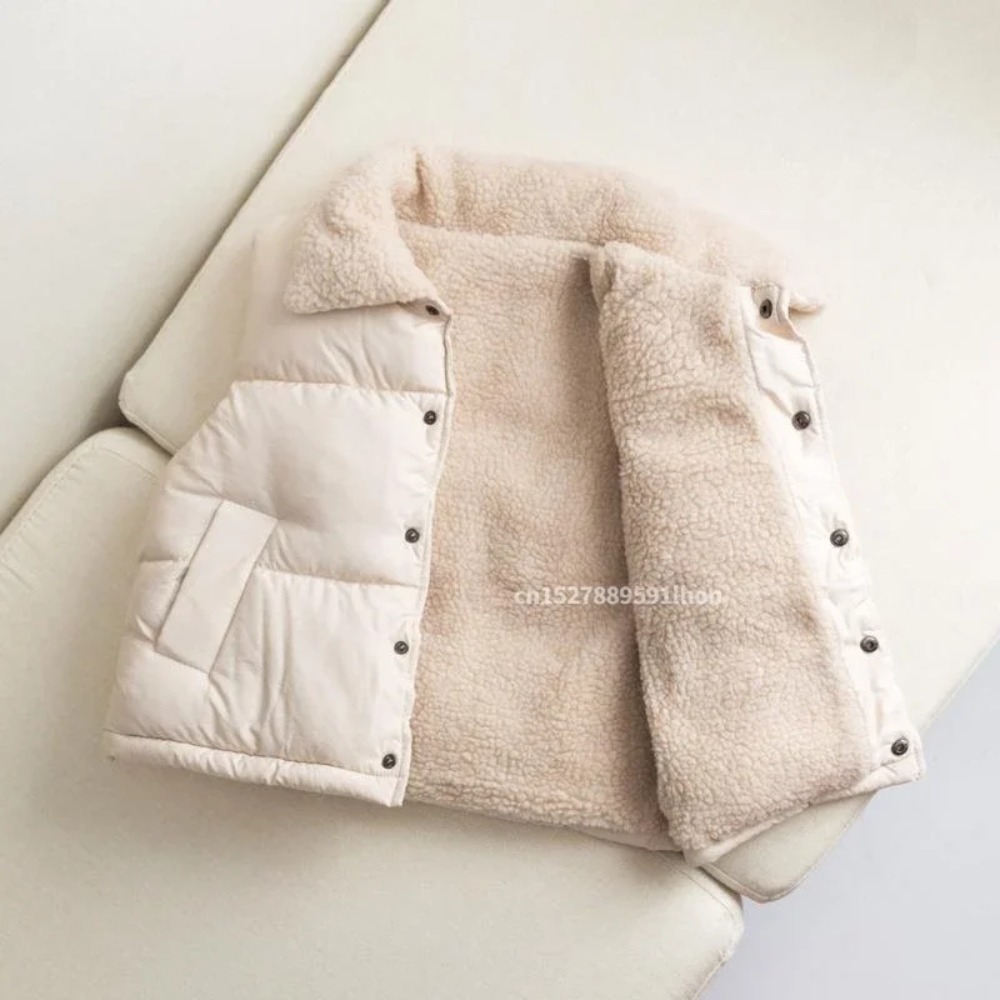 เสื้อกั๊กกันหนาวสำหรับเด็ก บุด - Sherpa Jacket Fleece บทวิจารณ์และราคา