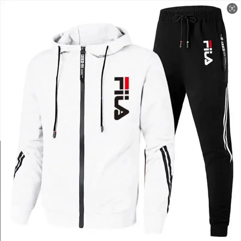 ชุดเซ็ตเสื้อแจ็คเก็ตซิปและกางเ - Mens Fashion Zip Up บทวิจารณ์และราคา