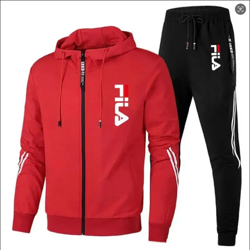 ชุดเซ็ตเสื้อแจ็คเก็ตซิปและกางเ - Mens Fashion Zip Up บทวิจารณ์และราคา