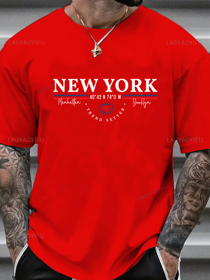 เสื้อยืดลายกราฟิกนิวยอร์ก ยูนิ - Men'S Fashion New York บทวิจารณ์และราคา