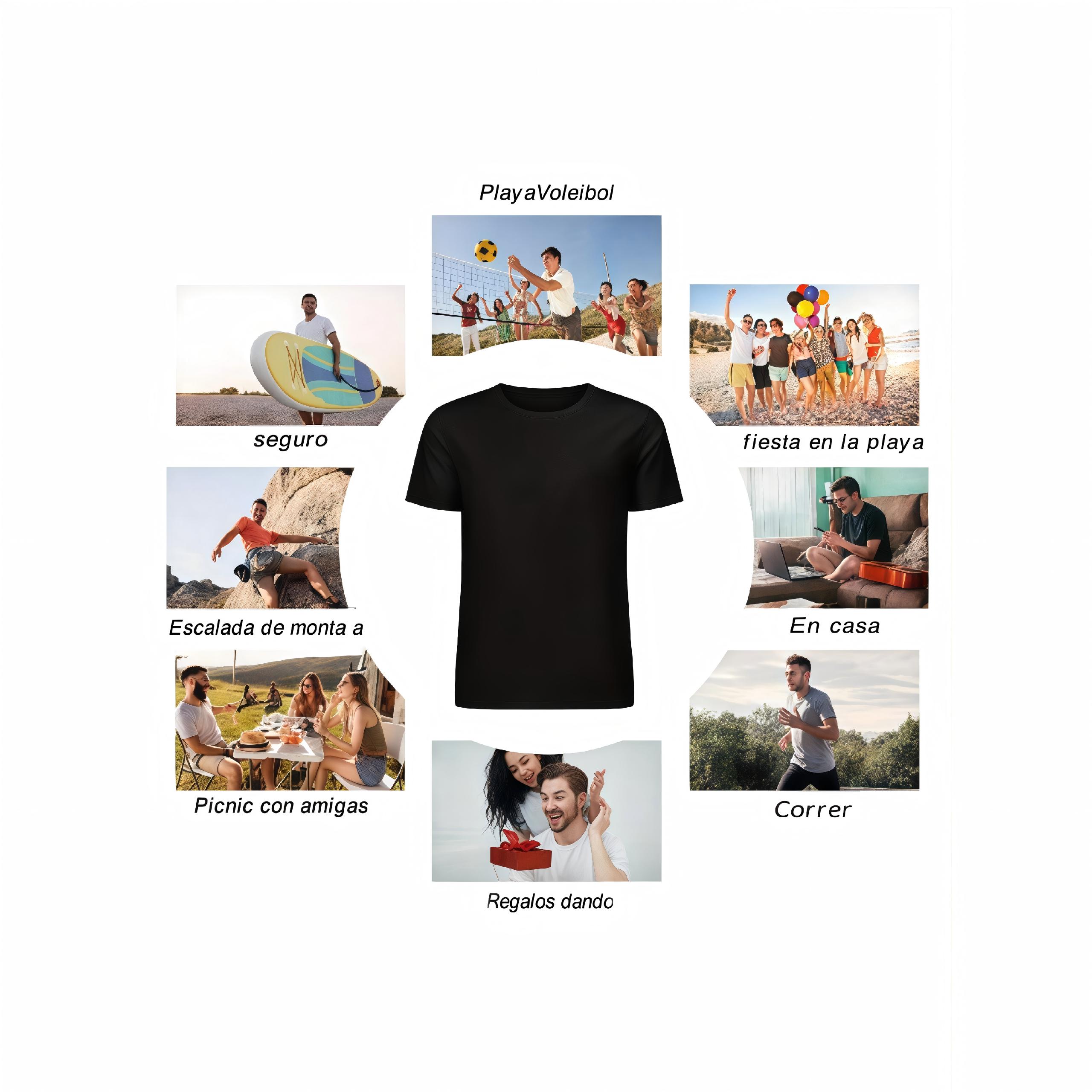 เสื้อยืดผู้ชายลายกราฟิกสีดำ แข - Mens Fashion Black Shirt บทวิจารณ์และราคา