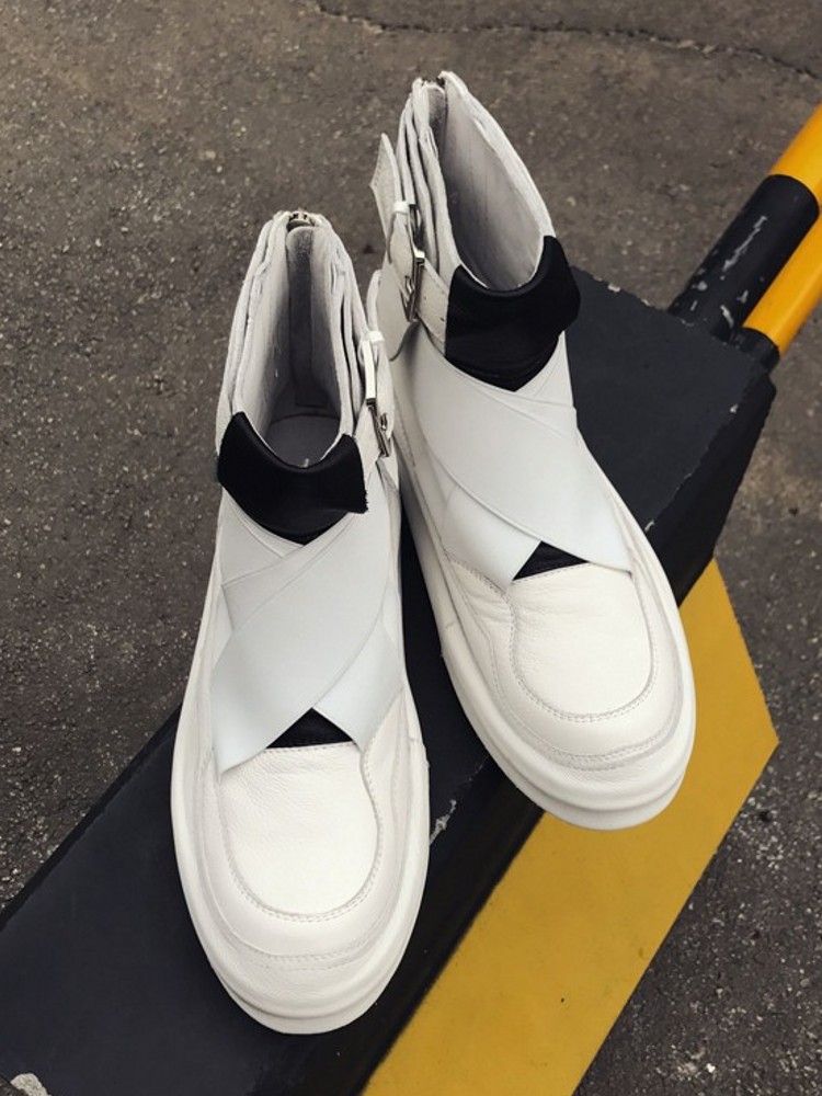 รองเท้าบูทหนังวัวแท้ทำมือสำหรั - Men'S Fashion Footwear บทวิจารณ์และราคา