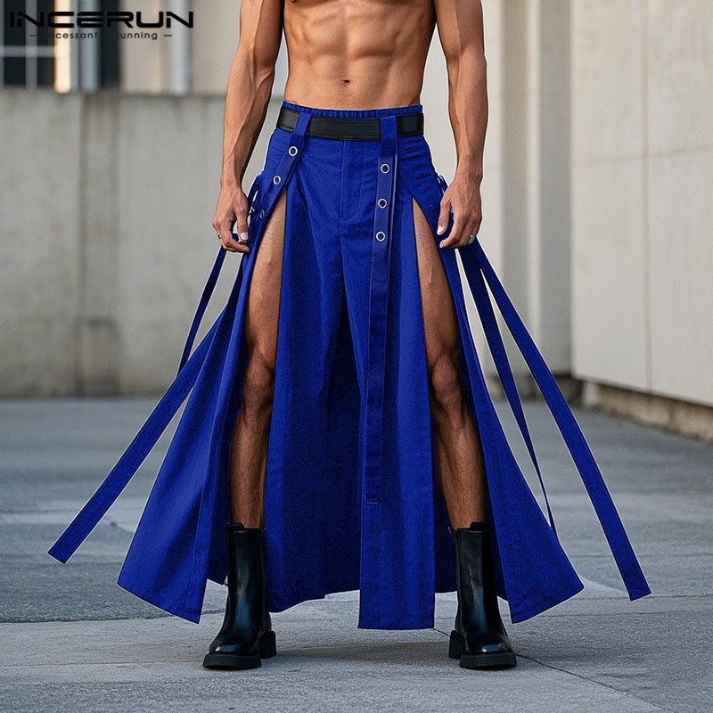 INCERUN เสื้อกันหนาวผู้ชายกระโ - Men'S Fashion Pants 2025 บทวิจารณ์และราคา