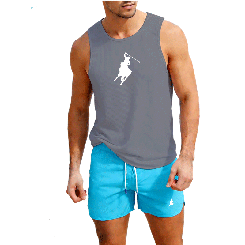 ชุดเสื้อกั๊กและกางเกงขาสั้นฤดู - Mens Fashion Casual บทวิจารณ์และราคา