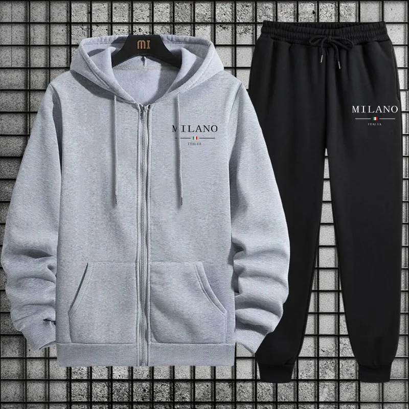 ชุดวอร์มผู้ชาย ฤดูใบไม้ผลิ 202 - Mens Fashion Zip Up บทวิจารณ์และราคา