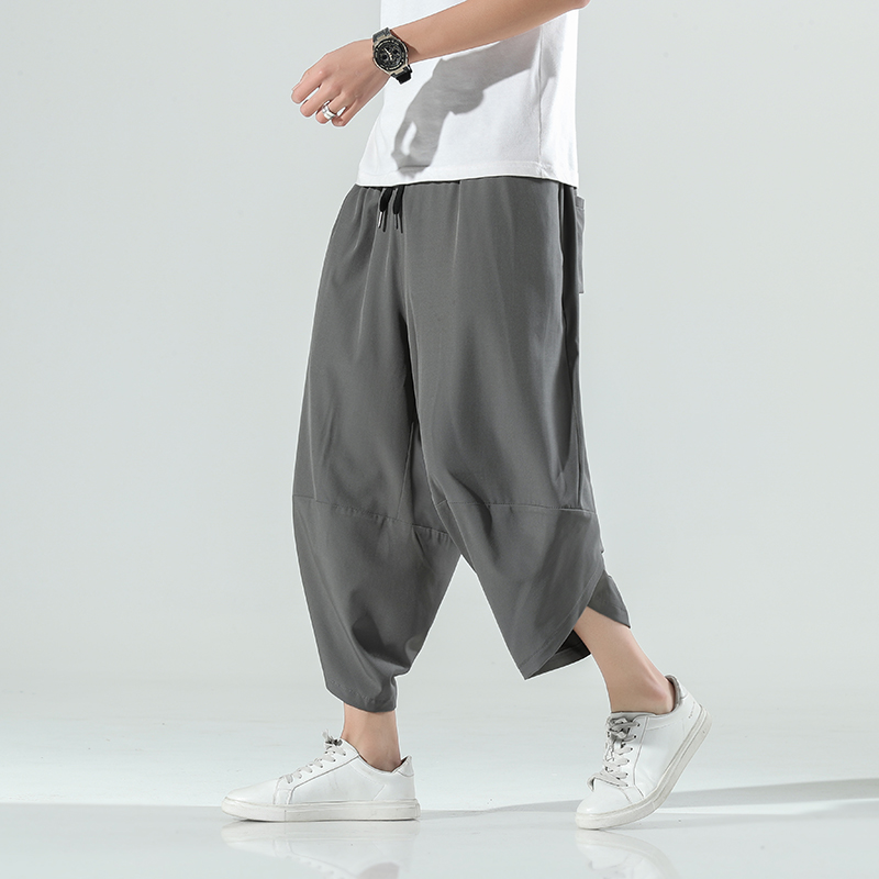 กางเกงฮาเร็มสไตล์จีนสำหรับผู้ช - Men'S Fashion Pants 2025 บทวิจารณ์และราคา