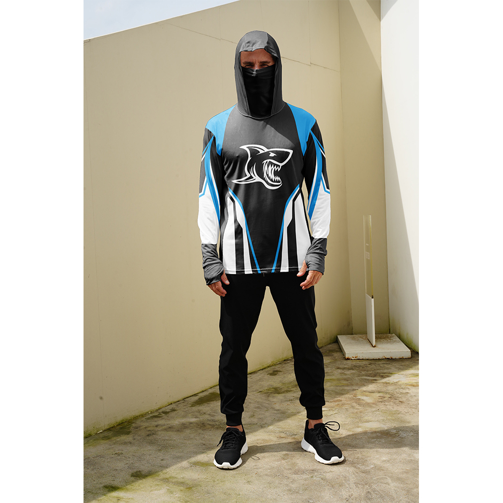 เสื้อตกปลาผู้ชาย เสื้อฮู้ดกันแ - Mens Fashion Casual บทวิจารณ์และราคา