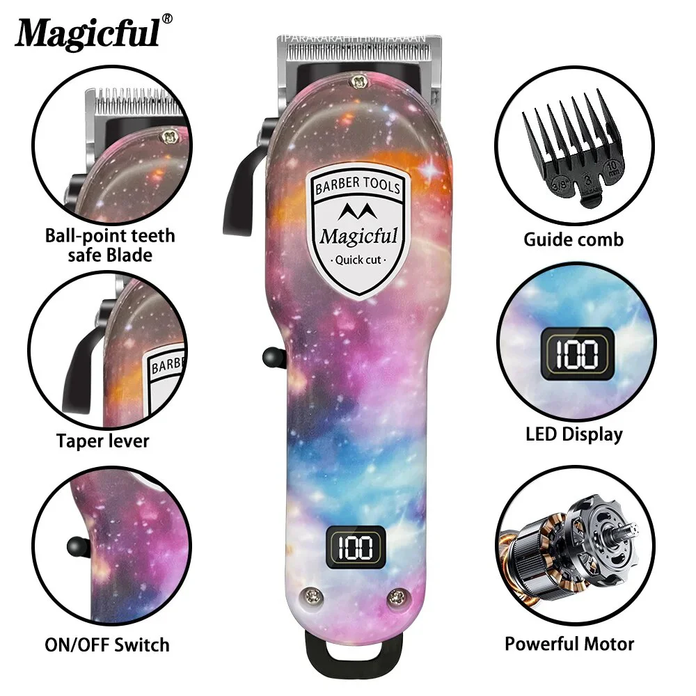 Magicful Hair Trimmer สําหรับผ - Men'S Fashion Haircuts บทวิจารณ์และราคา