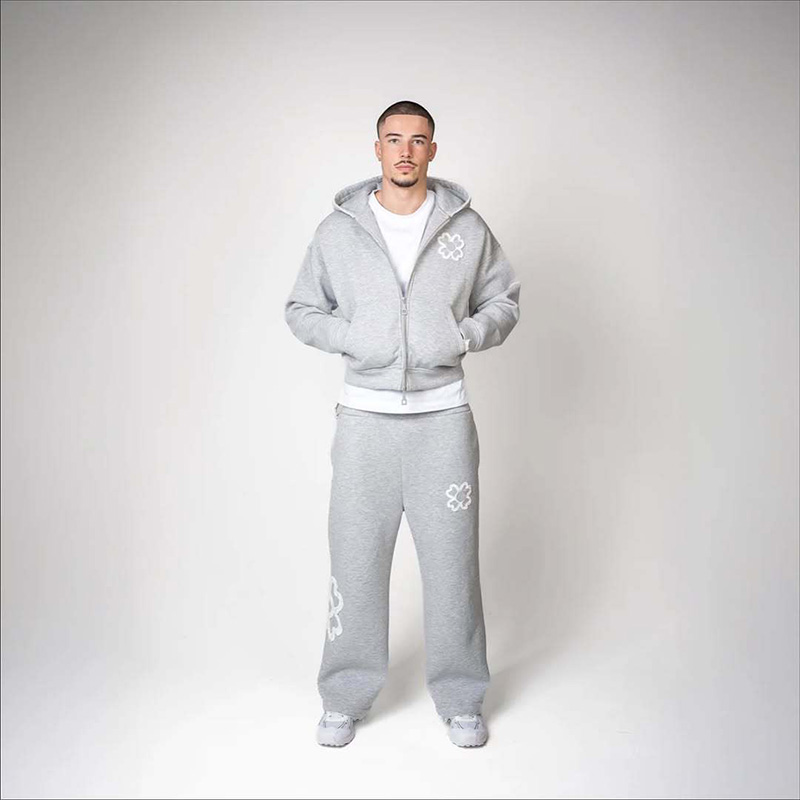 ชุดเซ็ตฮู้ดดี้ซิปติดกระดุมลายใ - Mens Fashion Zip Up บทวิจารณ์และราคา