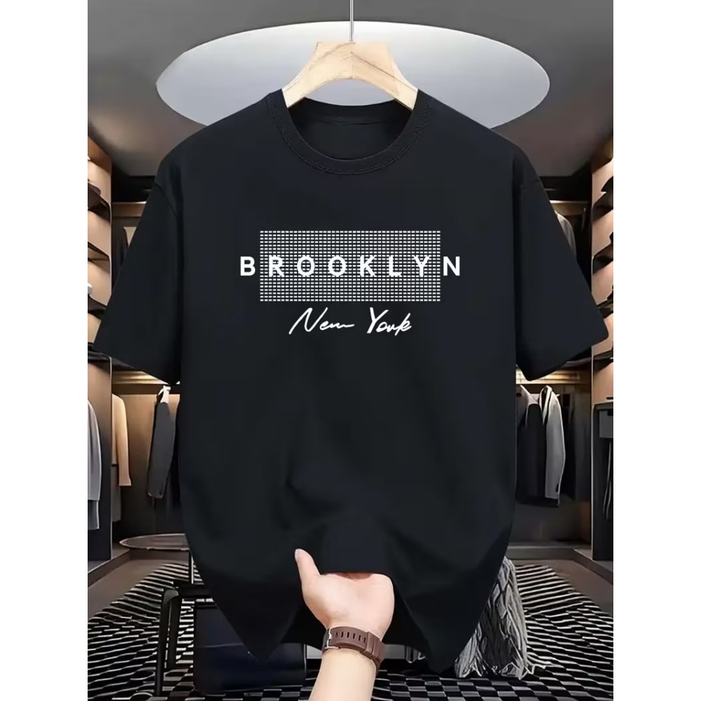 เสื้อยืดคอกลมแขนสั้นสำหรับผู้ช - Men'S Fashion New York บทวิจารณ์และราคา