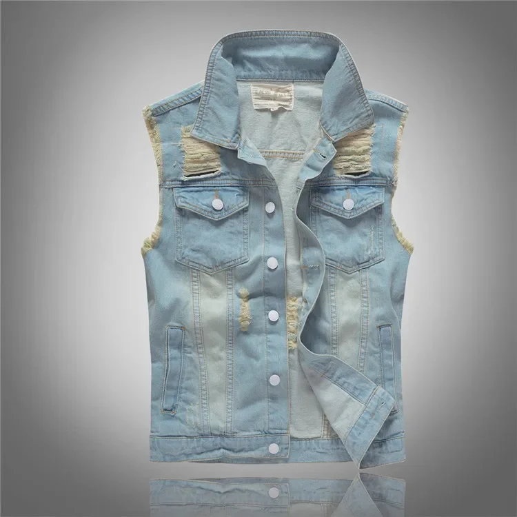 LIBIELIY ฤดูใบไม้ผลิฤดูใบไม้ร่ - Men'S Fashion Vest With Jeans บทวิจารณ์และราคา