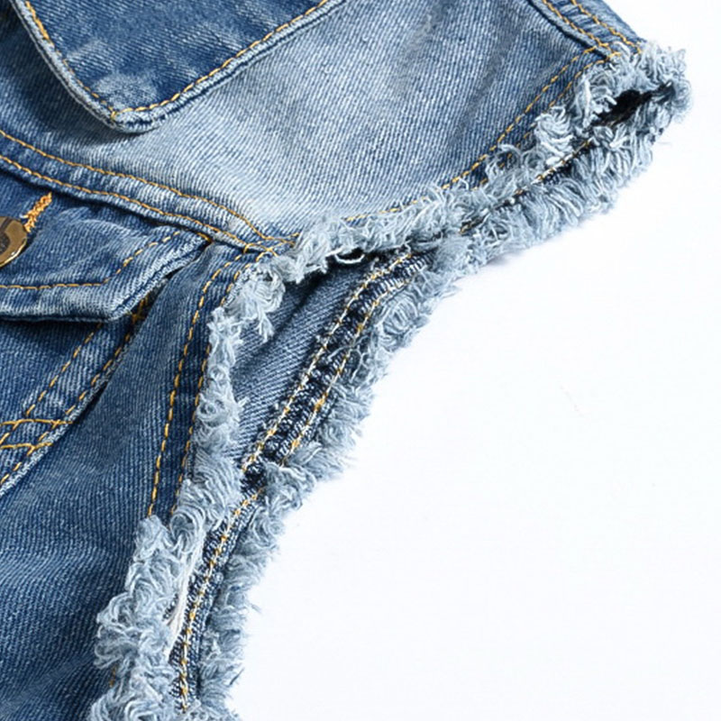 เสื้อกั๊กยีนส์สีฟ้าอ่อน/สีดำสำ - Men'S Fashion Vest With Jeans บทวิจารณ์และราคา
