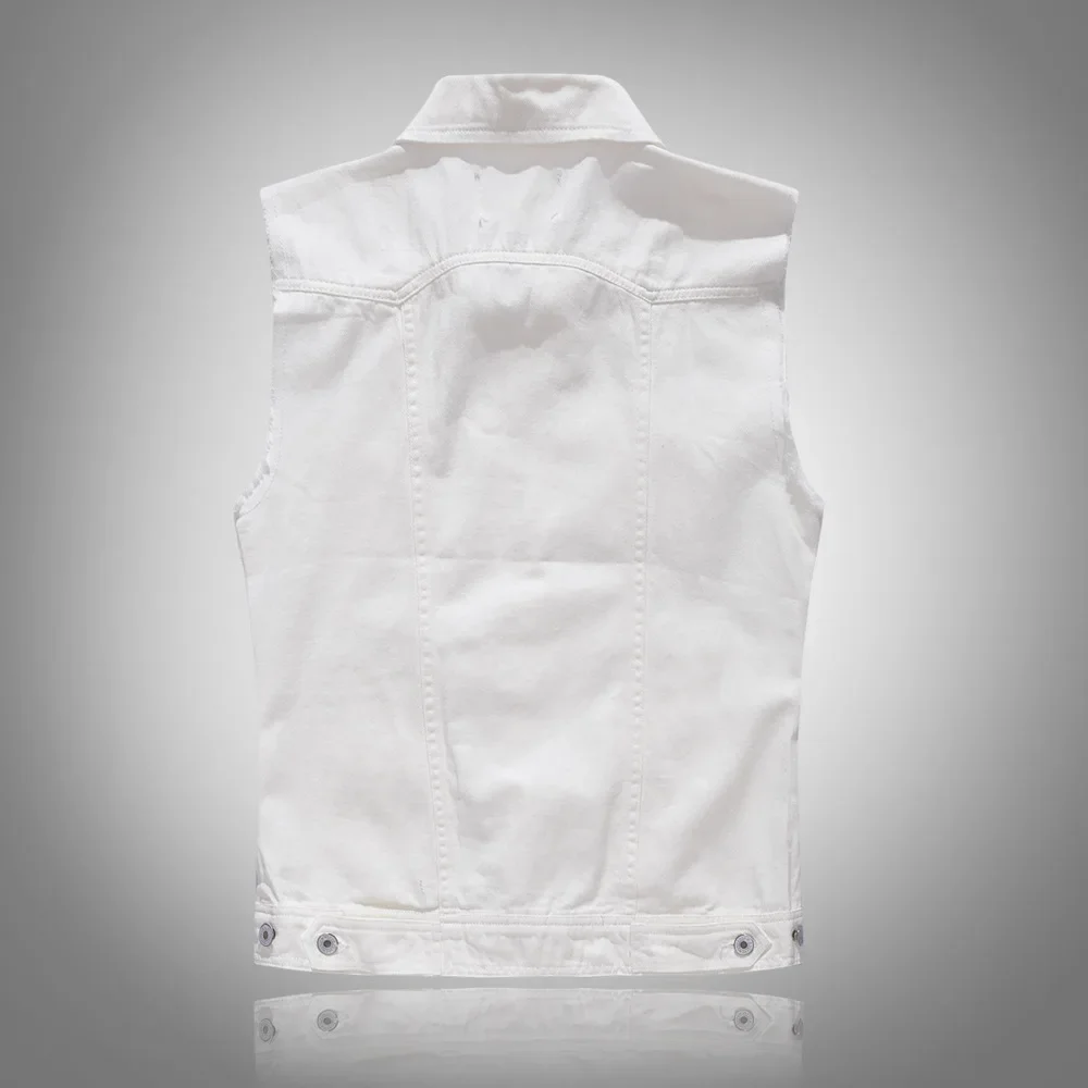 Pop ฤดูร้อนใหม่แฟชั่นผู้ชายอเม - Men'S Fashion Vest With Jeans บทวิจารณ์และราคา