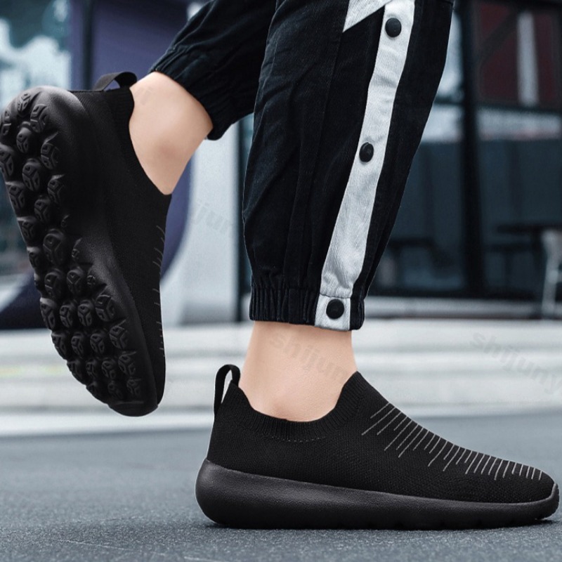 Fly Weave Designแฟชั่นสบายๆหนา - Mens Fashion Summer 2025 บทวิจารณ์และราคา
