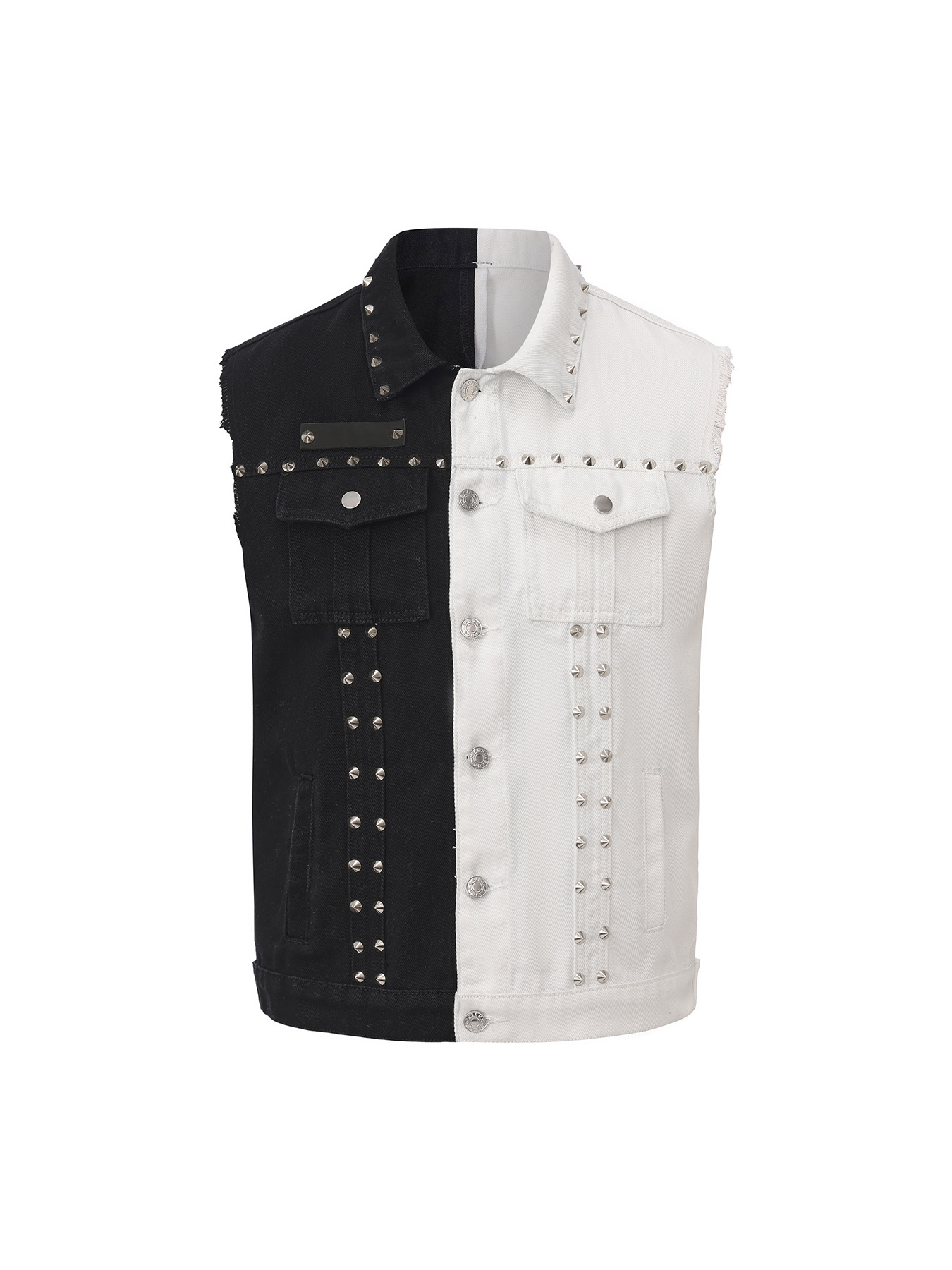 เสื้อกั๊กยีนส์สไตล์พังก์สำหรับ - Men'S Fashion Vest With Jeans บทวิจารณ์และราคา