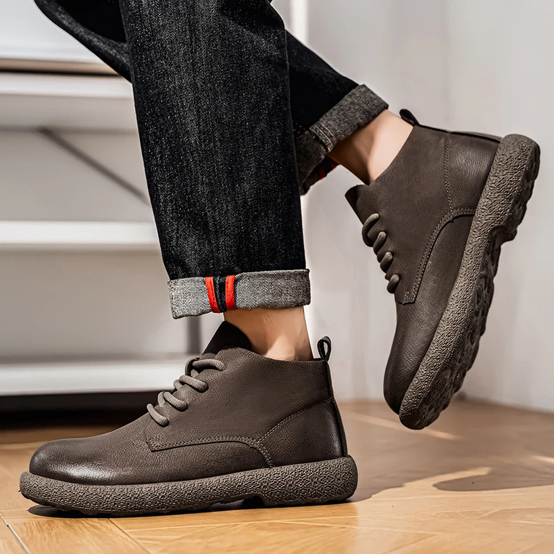 รองเท้าบูทข้อเท้าผู้ชาย รองเท้ - Men'S Fashion Footwear บทวิจารณ์และราคา
