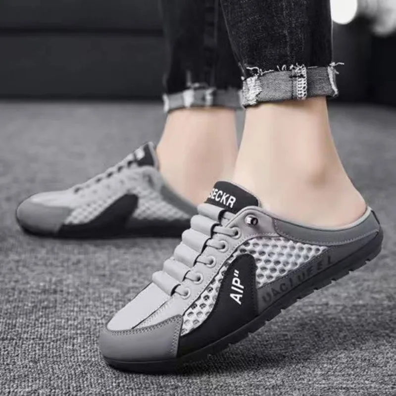 รองเท้าแตะแบบสวมครึ่งเท้า พื้น - Mens Fashion Show บทวิจารณ์และราคา