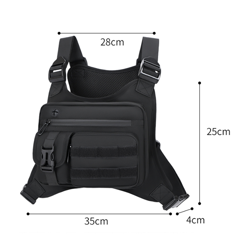 กระเป๋าคาดอกแบบยุทธวิธีสำหรับผ - Tactical Vest Men บทวิจารณ์และราคา
