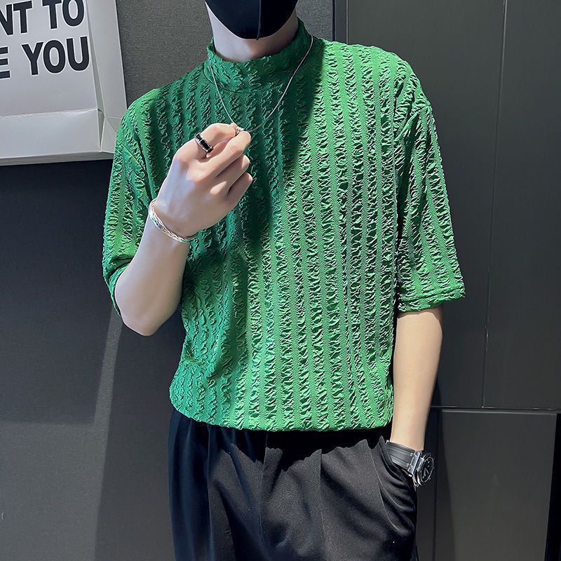 เสื้อยืดแขนสั้นคอเต่าผ้าไหมน้ำ - Men'S Fashion Looks 2026 บทวิจารณ์และราคา