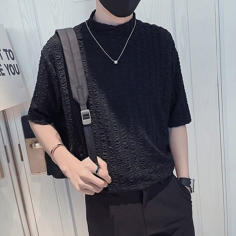 เสื้อยืดแขนสั้นคอเต่าผ้าไหมน้ำ - Men'S Fashion Looks 2026 บทวิจารณ์และราคา