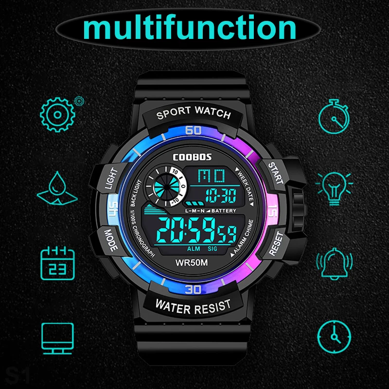 นาฬิกาดิจิตอลแฟชั่นสำหรับผู้ชา - Mens Fashion In 1920 บทวิจารณ์และราคา