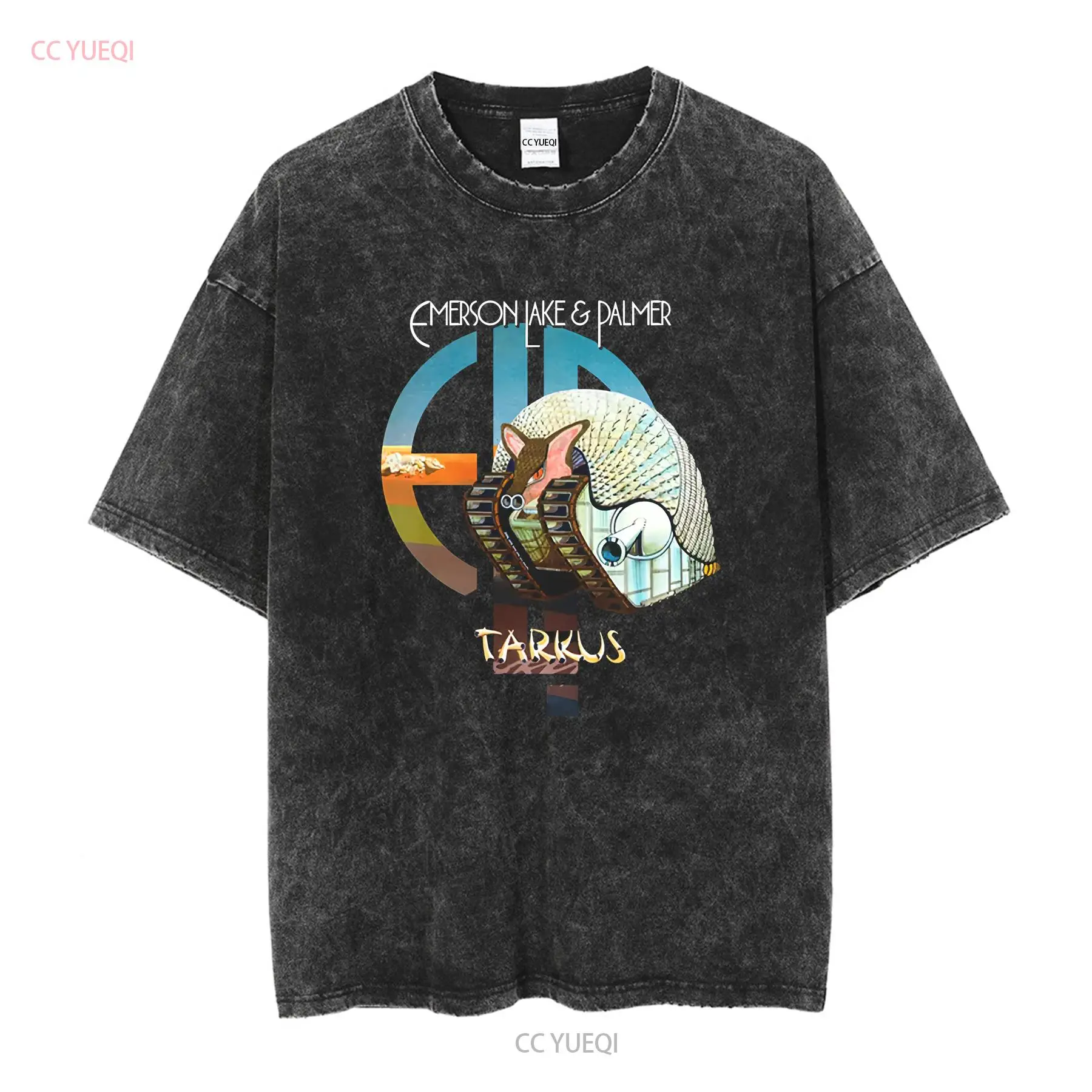 Tarkus ELP Emerson Lake และ Pa - Mens Fashion Black Shirt บทวิจารณ์และราคา