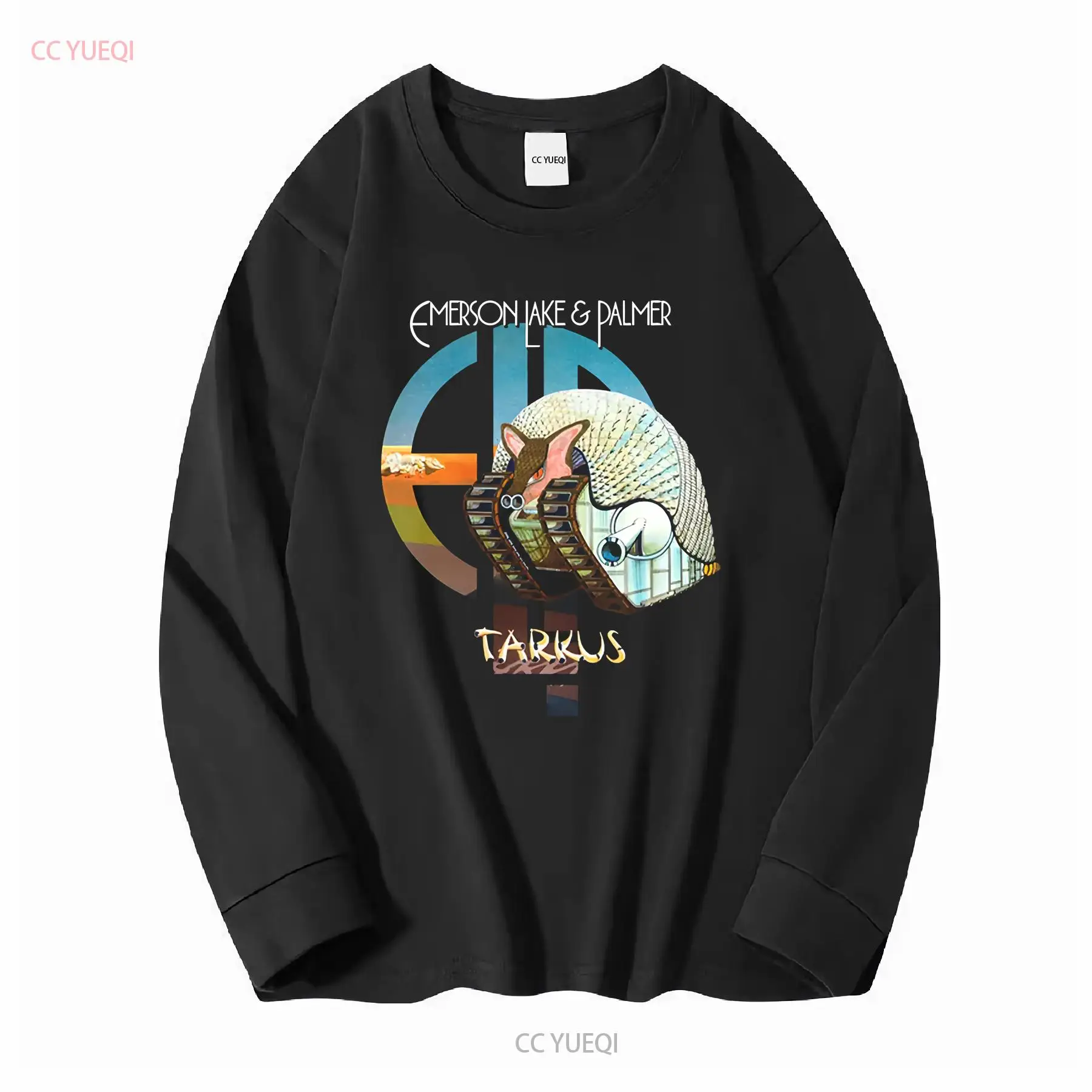 Tarkus ELP Emerson Lake และ Pa - Mens Fashion Black Shirt บทวิจารณ์และราคา