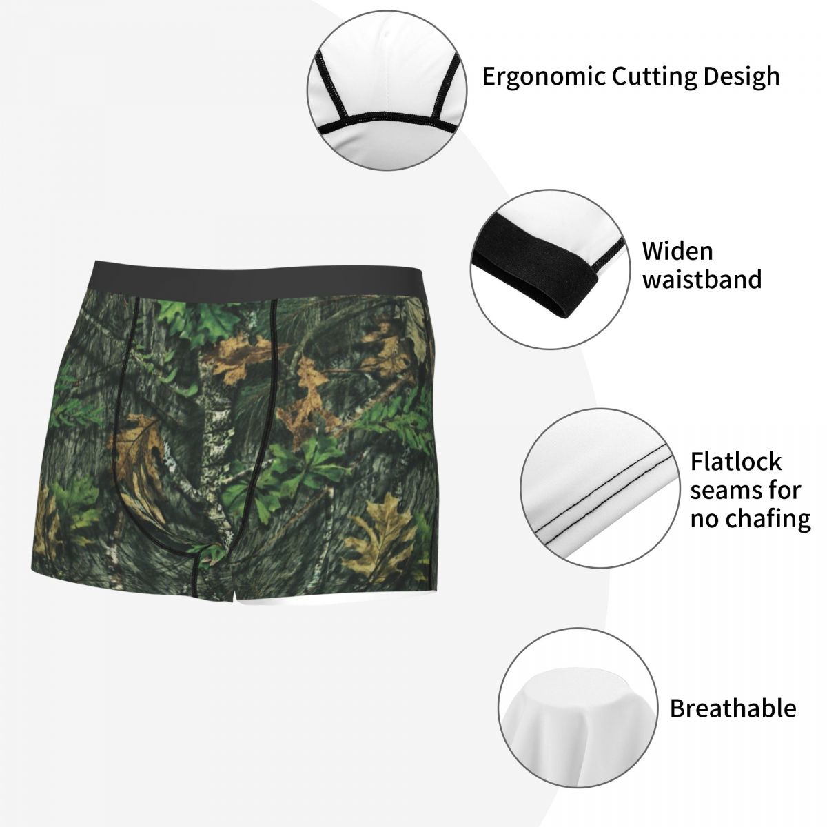 กางเกงบ็อกเซอร์ลายพรางล่าสัตว์ - Men'S Fashion Underwear บทวิจารณ์และราคา
