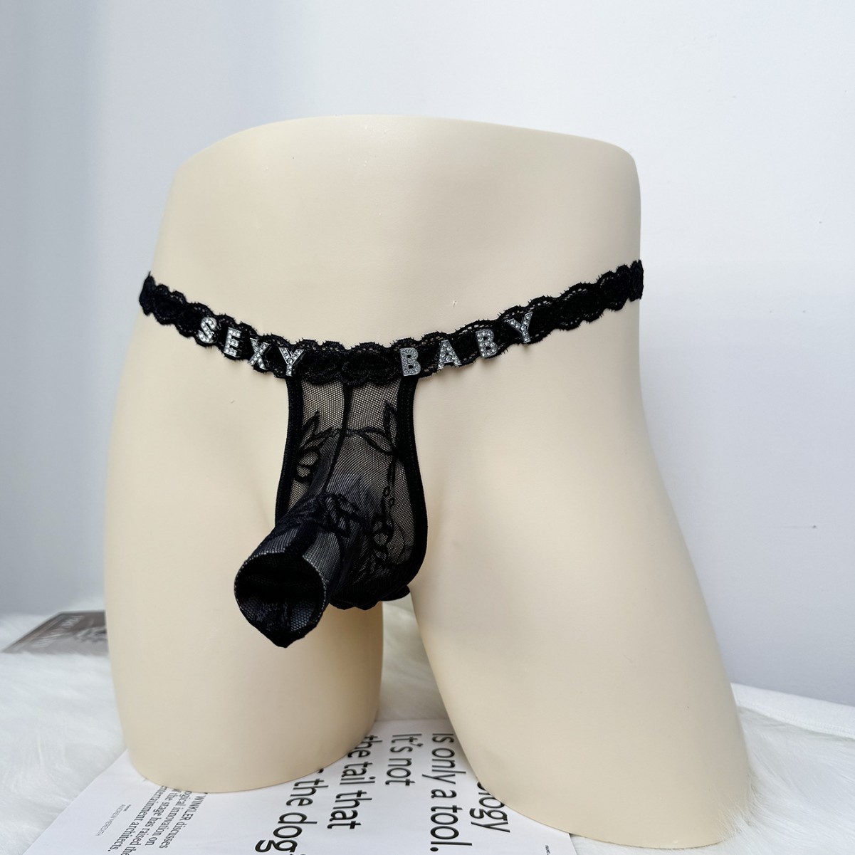 ใหม่ Custom Thongs ชื่อผู้ชายก - Men'S Fashion Underwear บทวิจารณ์และราคา