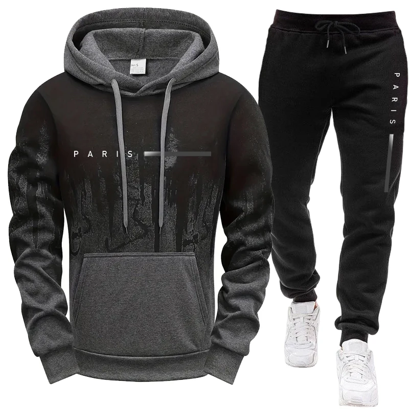 ชุดเซ็ตผู้ชาย/เสื้อฮู้ด/กางเกง - Paris Men'S Fashion บทวิจารณ์และราคา