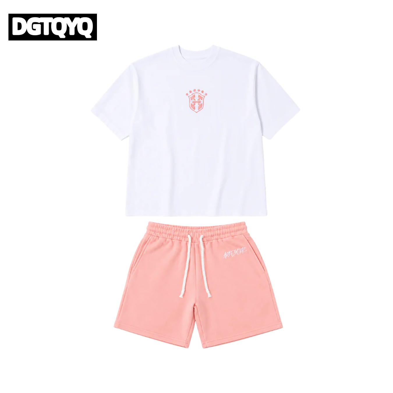 ชุดเซ็ตเสื้อยืดคอกลมพิมพ์ลายกั - Mens Fashion Zip Up บทวิจารณ์และราคา