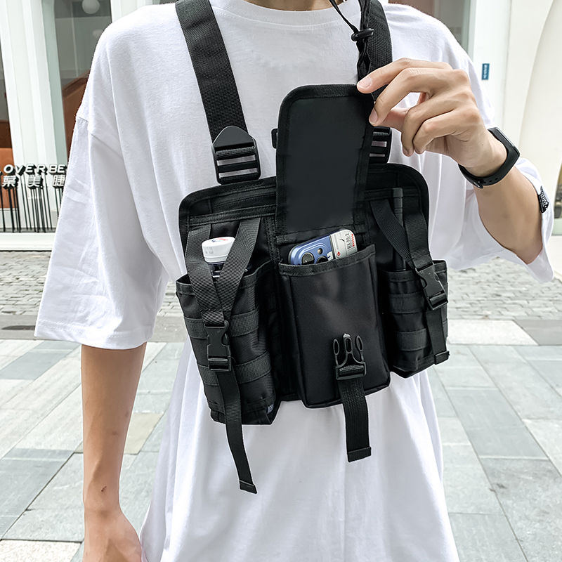 กระเป๋าคาดอกสไตล์ฮิปฮอปสตรีทแว - Tactical Vest Men บทวิจารณ์และราคา